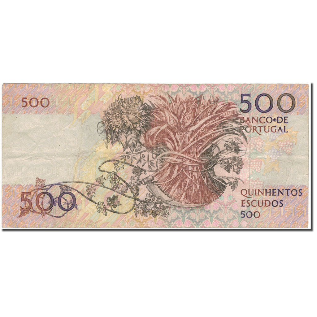 Banknote, Portugal, 500 Escudos, 1992-02-13, KM:180d, VF(20-25)