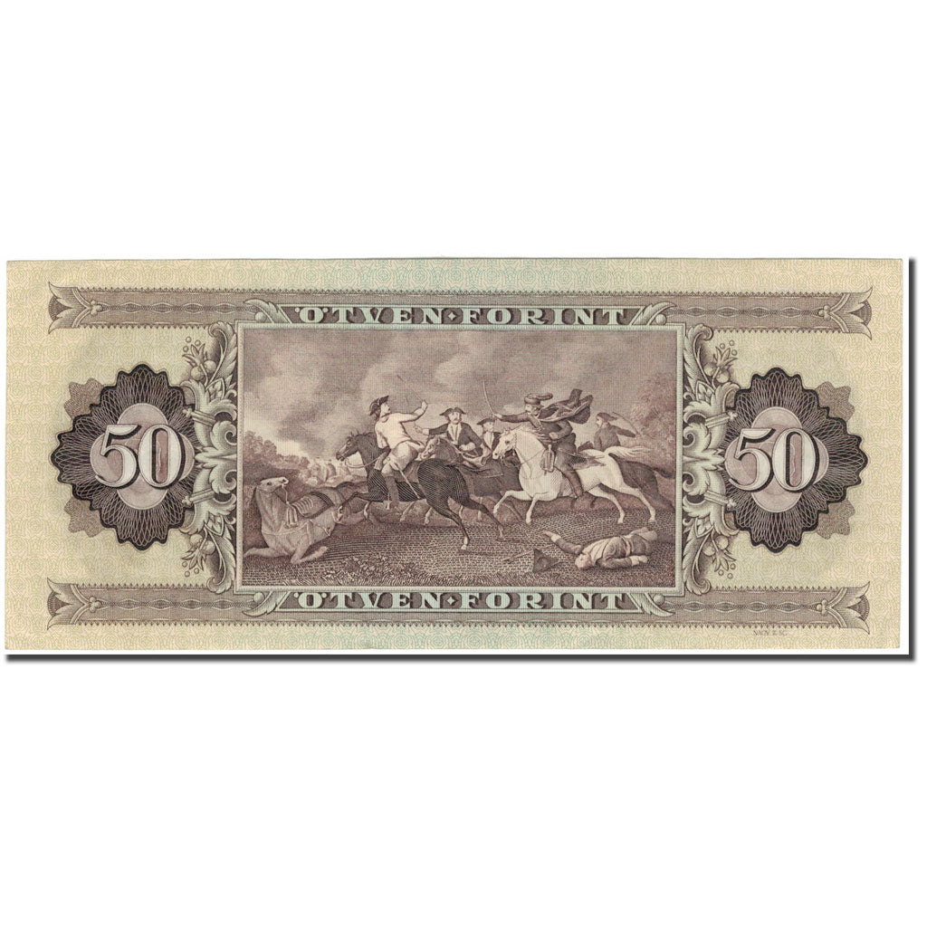 Banknote, Hungary, 50 Forint, 1986, KM:170g, AU(50-53)