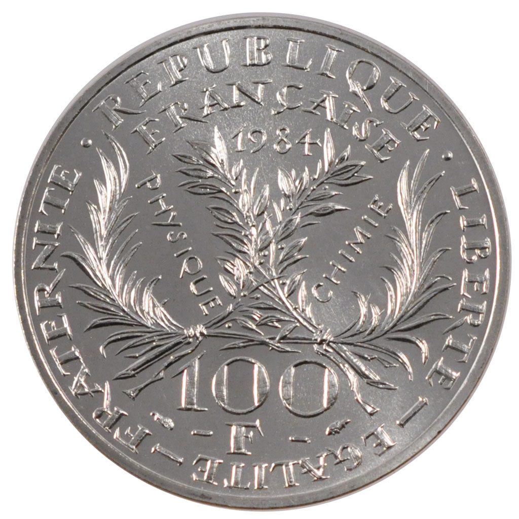 FRANCE, 100 Francs, 1984, MS(63), Silver, Gadoury #899, 15.00