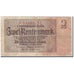 Billete, 2 Rentenmark, 1923, Alemania, KM:174b, RC+