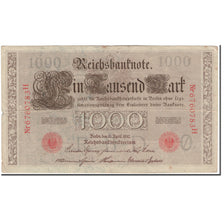 Biljet, Duitsland, 1000 Mark, 1910, KM:44b, TB+