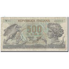 Banknot, Włochy, 500 Lire, KM:93a, VF(20-25)