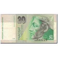 Billet, Slovaquie, 20 Korun, 2001-08-31, KM:20e, TTB