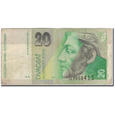 Banknote, Slovakia, 20 Korun, 2001-08-31, KM:20e, VF(20-25)