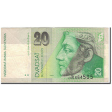 Banknot, Słowacja, 20 Korun, 1999, KM:20d, VF(30-35)