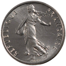 FRANCE, Semeuse, 1/2 Franc, 1986, Paris, KM #931.1, MS(63), Nickel, 19.5,...