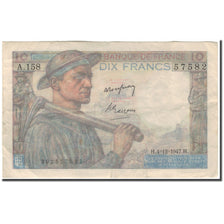 Francia, 10 Francs, 1947-12-04, BC, Fayette:8.19, KM:99f