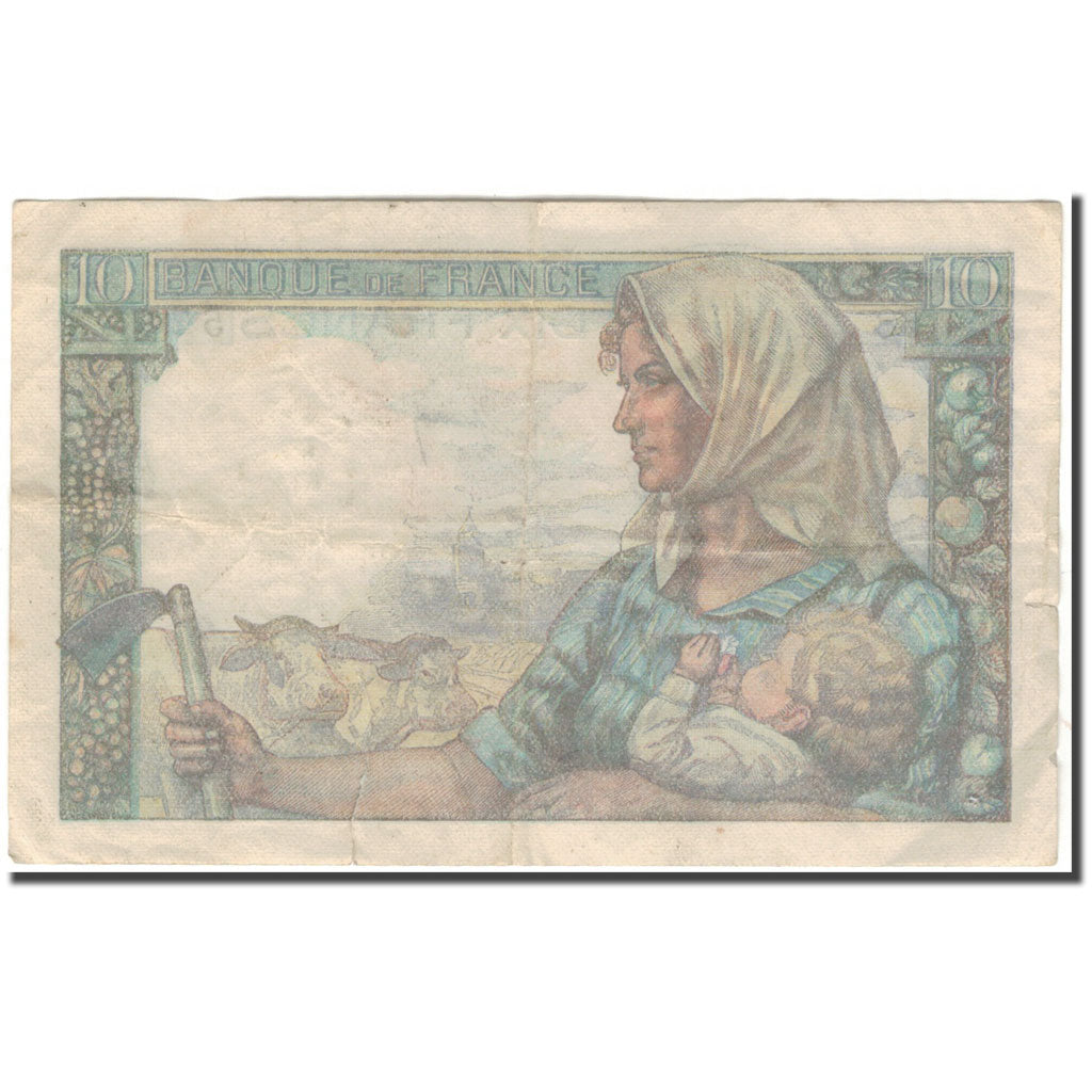 Francia, 10 Francs, 1947-12-04, BC, Fayette:8.19, KM:99f