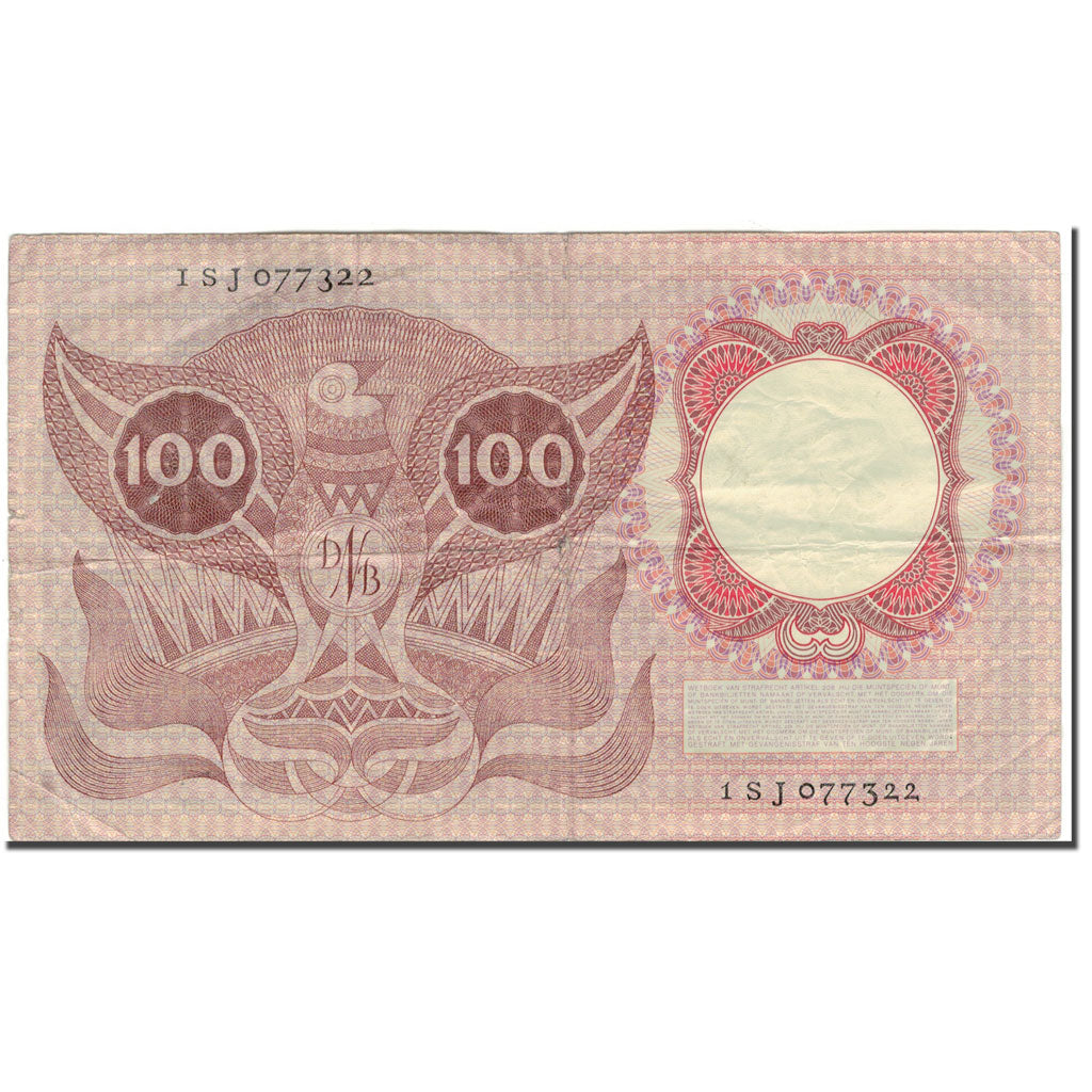 Banknote, Netherlands, 100 Gulden, 1953-02-02, KM:88, VF(30-35)