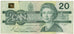 Nota, Canadá, 20 Dollars, 1991, KM:97b, EF(40-45)