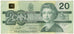 Nota, Canadá, 20 Dollars, 1991, KM:97d, EF(40-45)