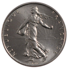 FRANCE, Semeuse, 1 Franc, 1986, Paris, MS(63), Nickel, 24, Gadoury #474, 6.00