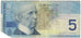 Billete, 5 Dollars, Canadá, KM:101a, RC+