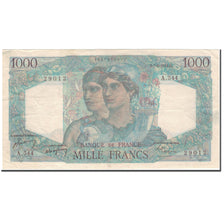 Francja, 1000 Francs, Minerve et Hercule, 1949-04-07, EF(40-45), Fayette:41.26