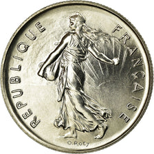 Munten, Frankrijk, Semeuse, 5 Francs, 1986, Paris, FDC, Nickel Clad