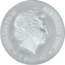 Austrália, Elizabeth II, 1 Dollar, 1 Oz, Australian Kangaroo, 2010, Proof
