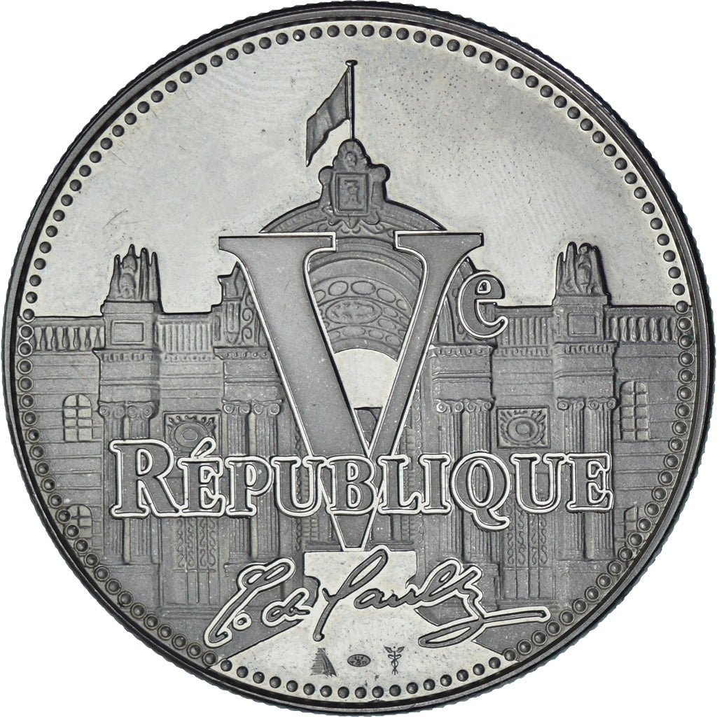 Frankrijk, Medaille, Vème République, Kennedy-De Gaulle, UNC, Cupro-nikkel