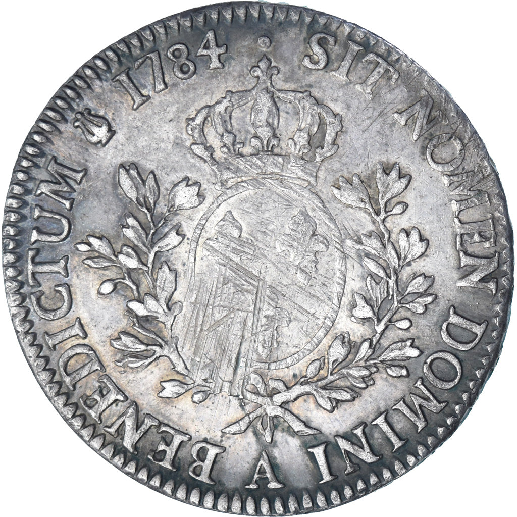 Frankreich, Louis XVI, Ecu aux branches d'olivier, 1784, Paris, Silber, SS+