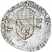France, Henri II, Douzain aux croissants, 1553, Rennes, Billon, TTB, Gadoury:357