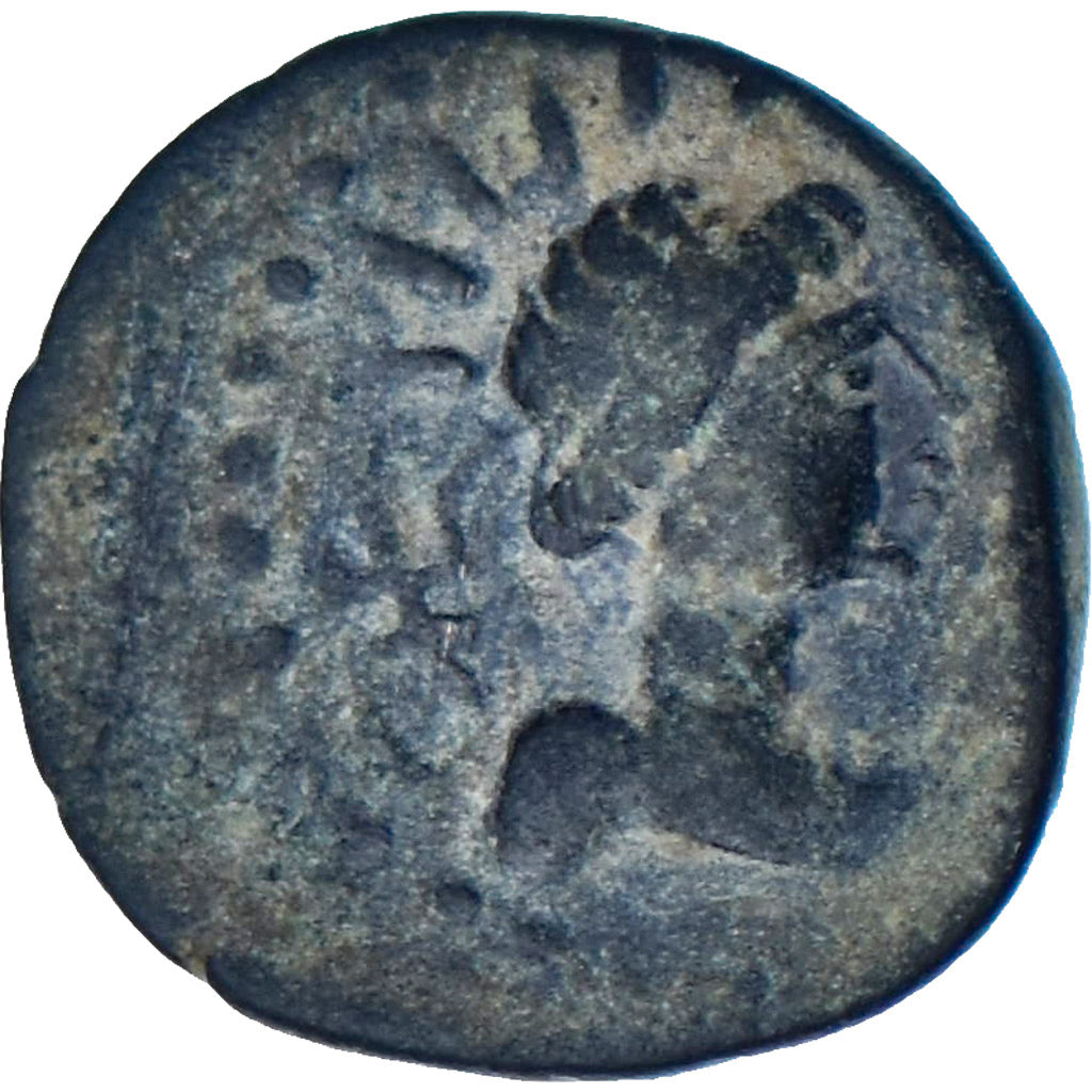 Kushan Empire, Vima Takto, Drachm, 55-105, Bronzo, MB+