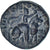 Kushan Empire, Vima Takto, Tetradrachm, 55-105, Bronzen, ZF+