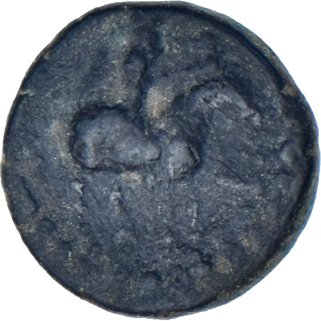 Kushan Empire, Vima Takto, Drachm, 55-105, Bronzo, MB+