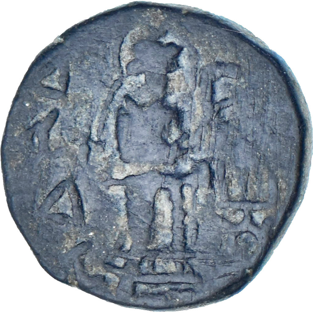 Kushan Empire, Kanishka I, Drachm, 127-152, Bronzo, BB