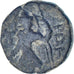 Kushan Empire, Kanishka I, Drachm, 127-152, Bronzen, ZF