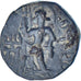 Kushan Empire, Kanishka I, Drachm, 127-152, Bronzo, BB