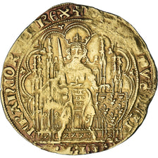 Francia, Philippe VI, Ecu d'or à la chaise, 1349-1350, Oro, MBC+, Duplessy:249E