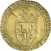 França, Louis XI, Écu d'or au soleil, 1461-1483, Paris, Dourado, AU(50-53)