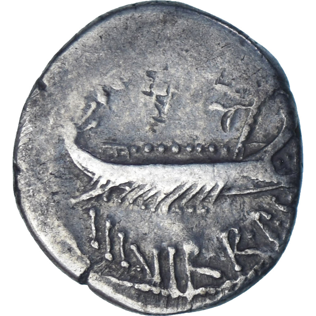 Marcus Antonius, Denarius, 32-31 BC, Traveling Mint, Prata, VF(30-35)
