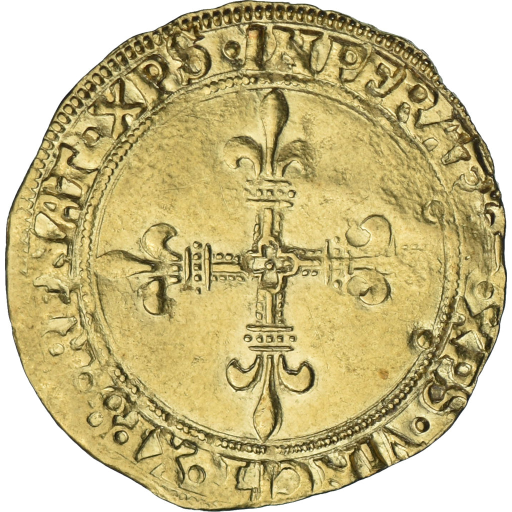 France, François Ier, Ecu d'or au soleil du Dauphiné, 1519-1522, Romans, Gold