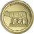 República do Congo, 1500 Francs CFA, Romulus et Remus, 2007, Dourado, MS(65-70)
