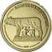 République du Congo, 1500 Francs CFA, Romulus et Remus, 2007, Or, FDC