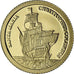 Palau, 1 Dollar, Santa Maria, 2006, Gold, MS(65-70)