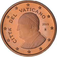Vatican, Pape François, 2 Euro Cent, 2015, Rome, Série BE, MS(65-70), Copper