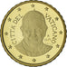 Vatican, Pape François, 10 Euro Cent, 2015, Rome, Série BE, FDC, Or nordique