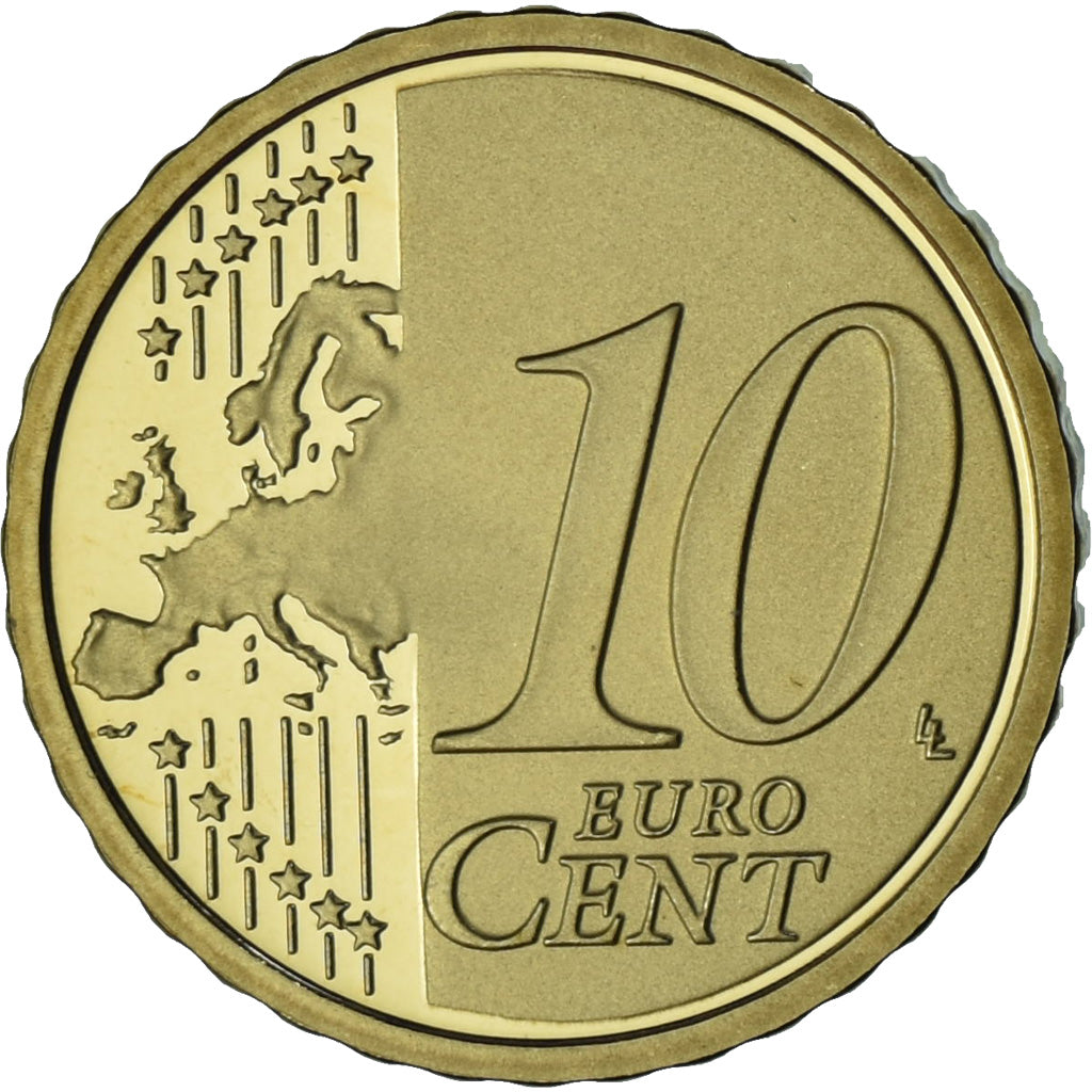 Vatican, Pape François, 10 Euro Cent, 2015, Rome, Série BE, MS(65-70), Nordic
