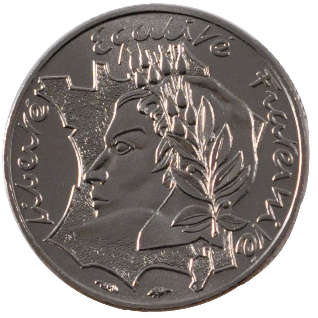 FRANCE, 10 Francs, 1986, MS(65-70), Nickel, 6.50
