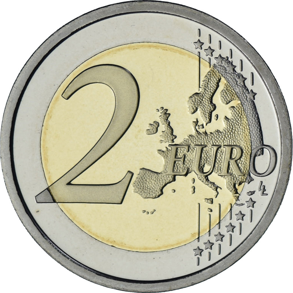 Vatican, Pape François, 2 Euro, 2015, Rome, Série BE, MS(65-70), Bi-Metallic