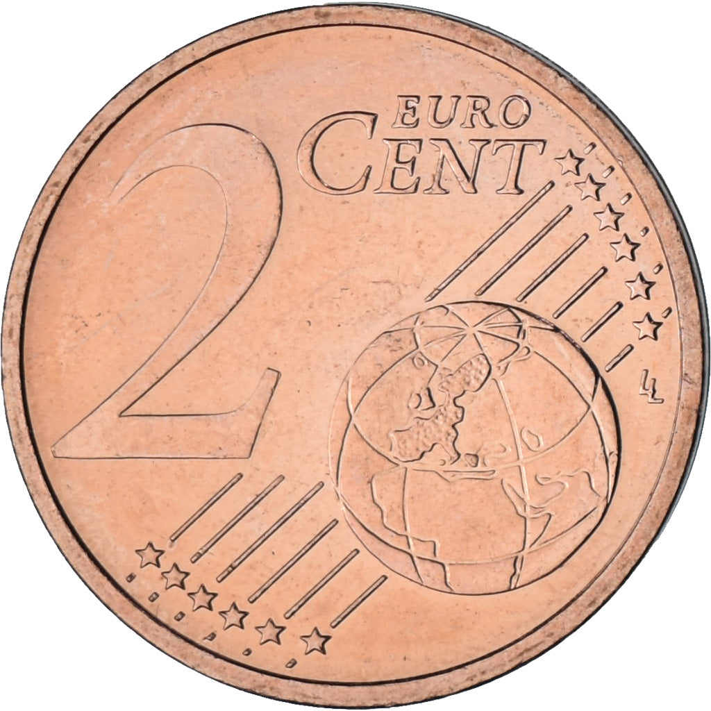 Latvia, 2 Euro Cent, 2014, BU, MS(64), Copper Plated Steel, KM:151