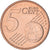 Letónia, 5 Euro Cent, 2014, BU, MS(64), Aço Cromado a Cobre, KM:152