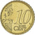 Łotwa, 10 Euro Cent, 2014, BU, MS(64), Nordic gold, KM:153