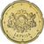Letónia, 20 Euro Cent, 2014, BU, MS(64), Nordic gold, KM:154