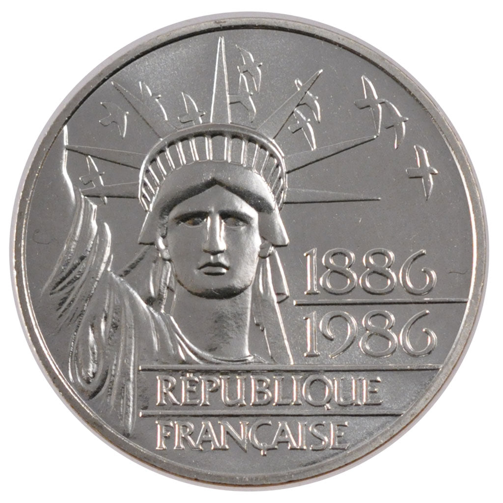 FRANCE, 100 Francs, 1986, MS(63), Silver, Gadoury #901, 15.00