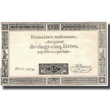 France, 25 Livres, 1793, 1793, SUP, KM:A71, Lafaurie:168