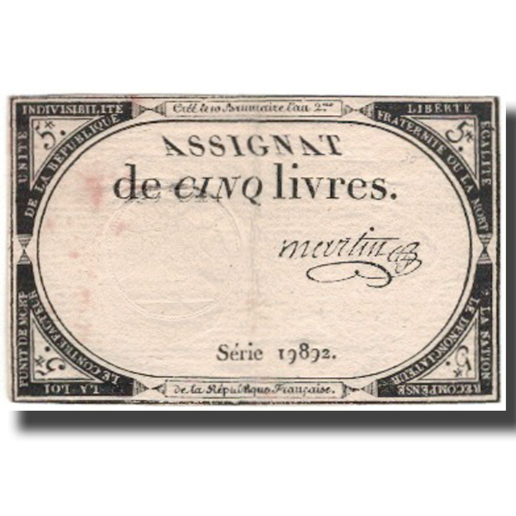 France, 5 Livres, 1791, 1791-05-06, EF(40-45), KM:A42