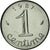 Moneta, Francja, Épi, Centime, 1987, Paris, MS(65-70), Stal nierdzewna