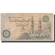 Banknot, Egipt, 50 Piastres, KM:58c, F(12-15)